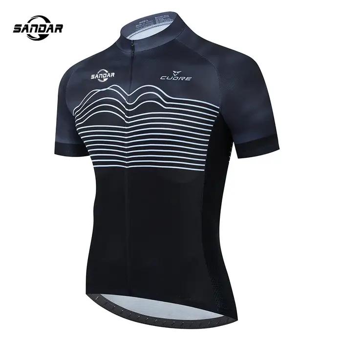 Maillot de vélo éco-responsable pour homme 2026 - Idéal pour le VTT et le cyclisme sur route