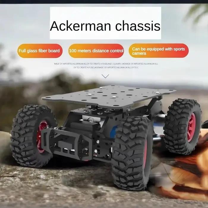 Châssis de voiture robot 4x4 Ackerman avec moteur encodeur