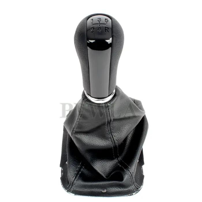 Pommeau de levier de vitesse manuel 5/6 vitesses et soufflet en cuir PU pour Toyota AVENSIS T25 MK2