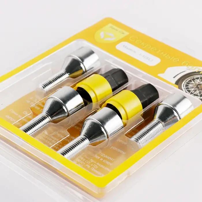 Serrure de roue en acier antivol, haute qualité, sécurité, boulons LDPBolts, tige 28mm, Fit Fiat, KI