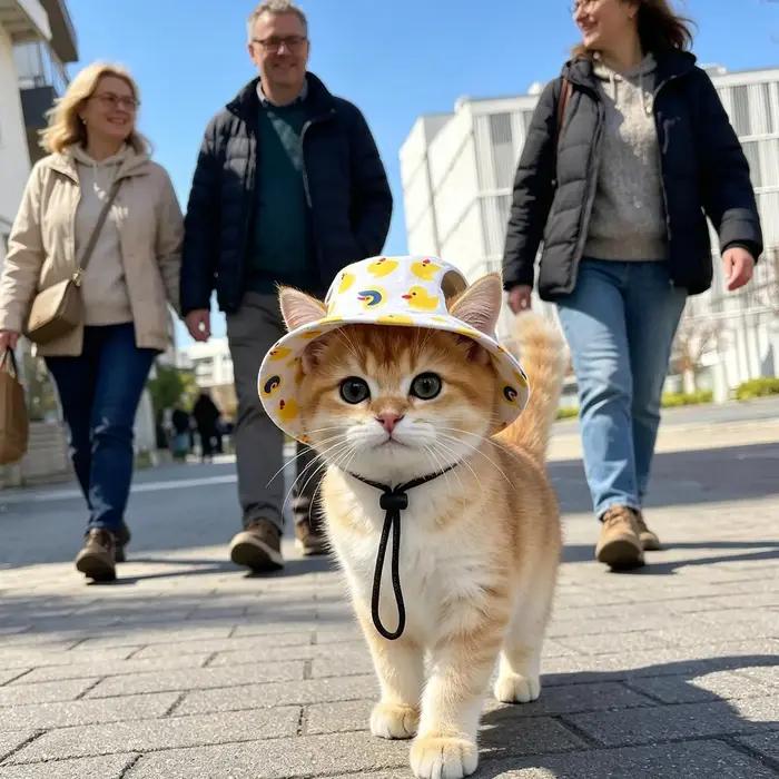 Chapeau pour chien à imprimé mignon