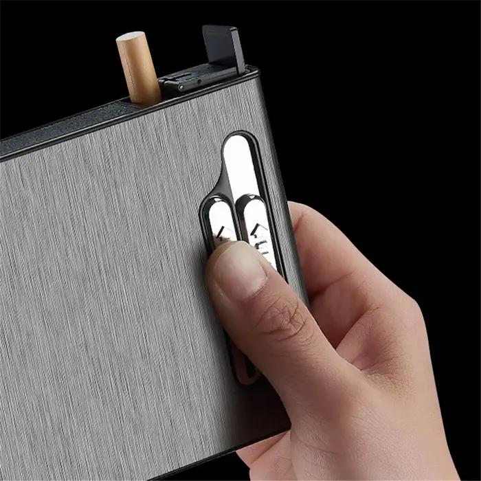 10 pièces 20 Cigarettes de grande capacité USB étui