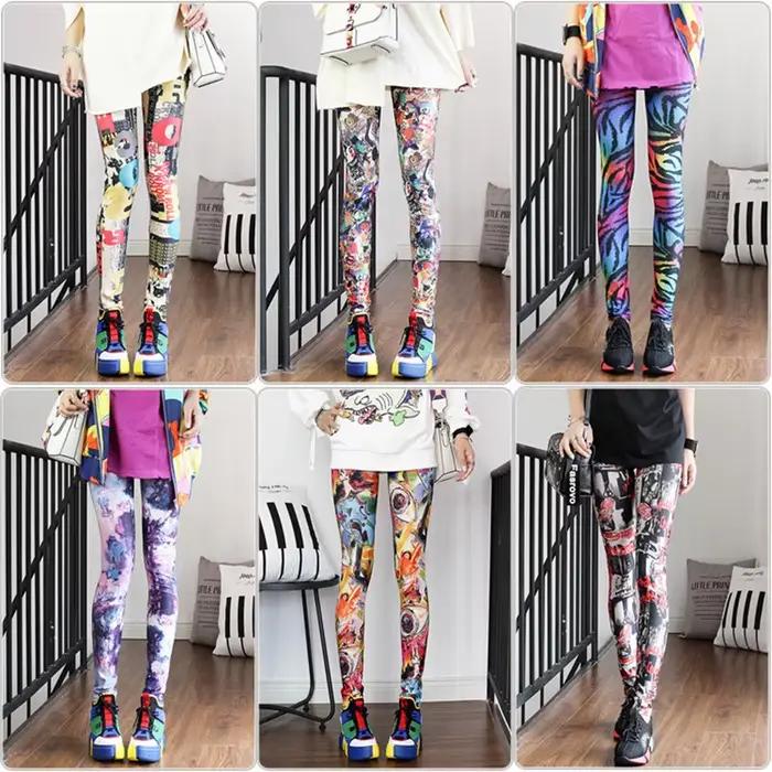DOIAESKV – Leggings Sexy et décontractés pour femmes, jambières colorées, à la mode, pour printemps