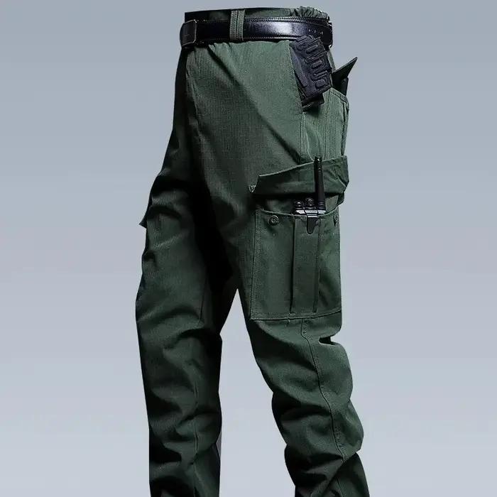 Pantalon tactique homme imperméable multi-poches style décontracté pour activités extérieures et travaux manuels occassions spéciales
