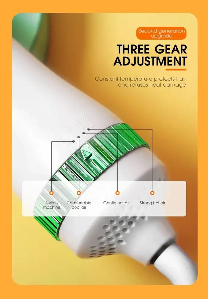 Sèche-cheveux 2-en-1 pour animaux de compagnie : Souffleur portable pour chien