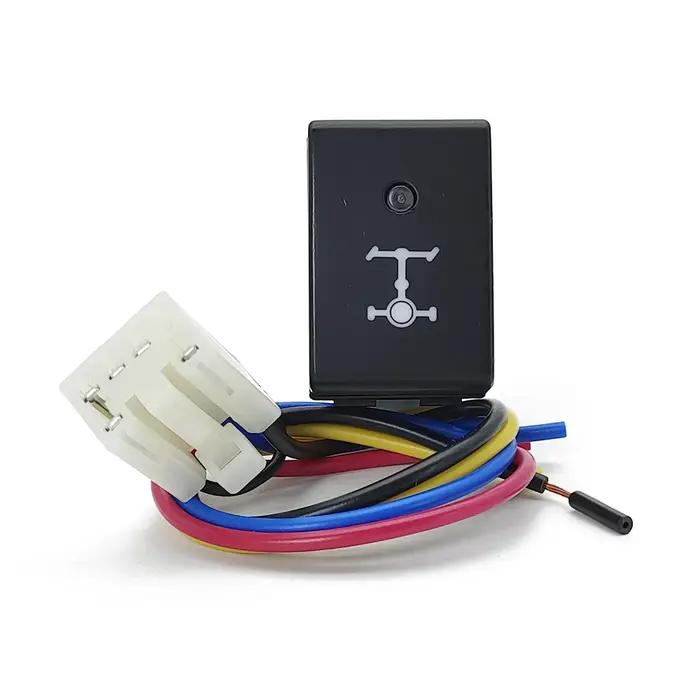 Voiture orange Led DRL antibrouillard phare projecteur diff verrouillage radar bouton de commutation pour Suzuki Jimny