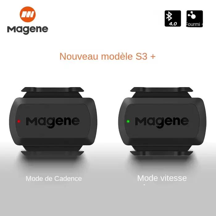 Compteur de vitesse Magene S3 avec capteur de cadence ANT Bluetooth pour vélo occasion sportive ou cadeau de course