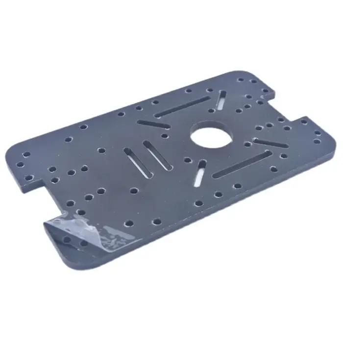 Chassis de moteur en aluminium et acrylique pour robot de voiture 2/4WD, bricolage, pièces d'outil à main pour maison occasions spéciales