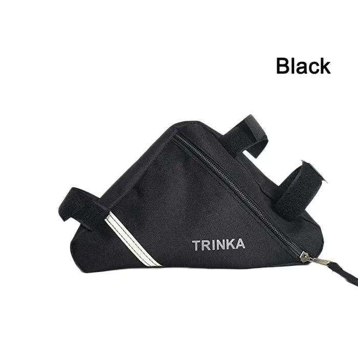 Sac de cadre avant de vélo en polyester pliable pour stockage étanche et sécurisé des accessoires de réparation et de voyage