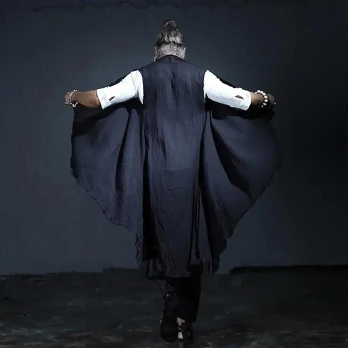 Gilet sans manches pour hommes, léger et respirant, Cape mi-longue, Streetwear, mode jeunesse, vêtements d'extérieur, Cape de Campus, vêtements pour hommes, nouvelle collection 2025