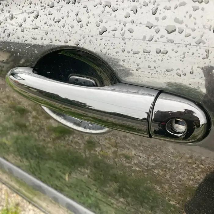 Couvercle de poignée de porte en plastique noir brillant, accessoires pour Renault Clio 3 MK3 iii 20