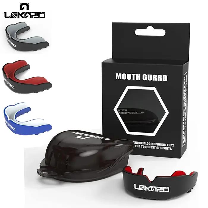 Protège-dents de boxe thaïlandaise pour adultes, protège-dents de sport, protection des dents MMA Ga