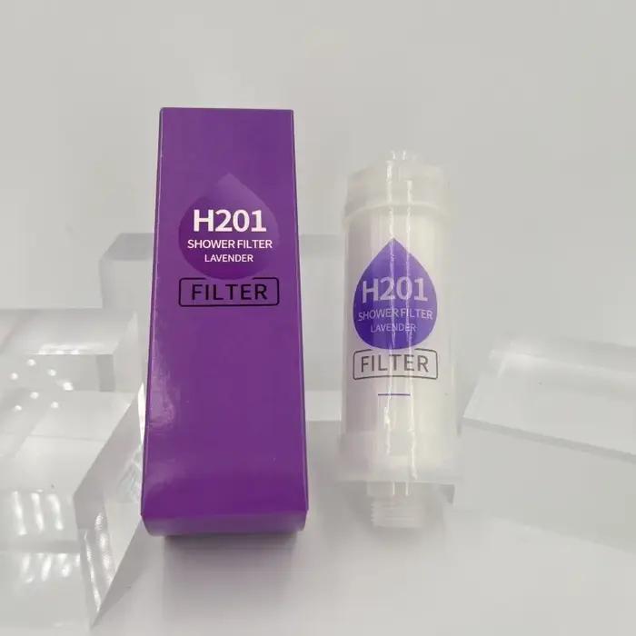 Filtre de douche parfumé avec adoucisseur d'eau, purificateur de douche anti-calcaire pour salle de bain, cartouche de remplacement pour pommeau de douche