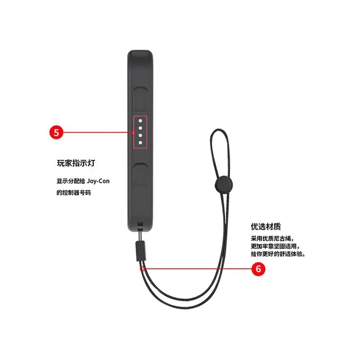 Pour Nintend pour Switch et contrôleur de manette de jeu OLED manette de jeu corde à main Joy-con dr