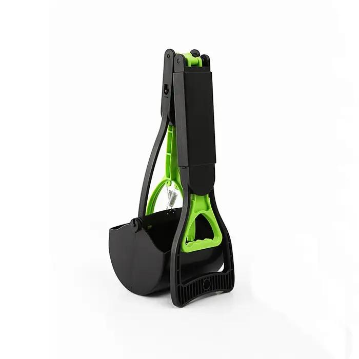 Ramasse-crottes pliable pour animaux de compagnie de 70 cm avec poignée extensible pour promener les grands chiens
