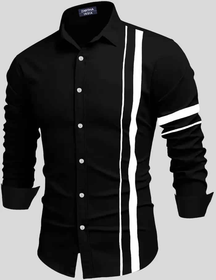 Chemise Homme Impression 3D Tout-Match Manches Longues Style Décontracté Occasions Spéciales Mode Polyvalente