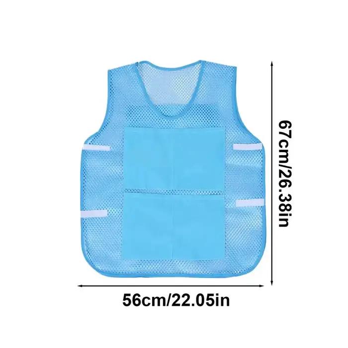 Gilet rafraîchissant, vêtement de refroidissement corporel avec 8 pochettes de glace