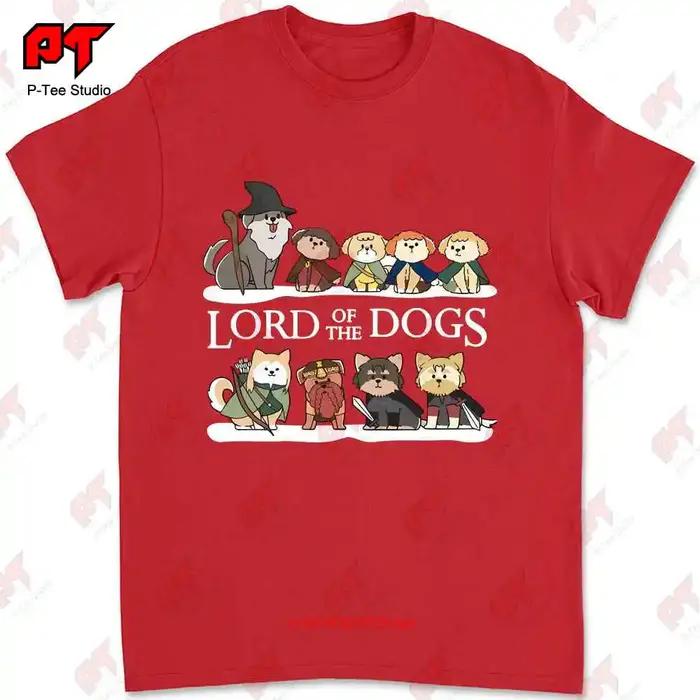 T-shirt Le Seigneur des Chiens, Tee Rings Lotr, LAS kein Mignon, Cadeau Drôle, Nerd, 4ANV