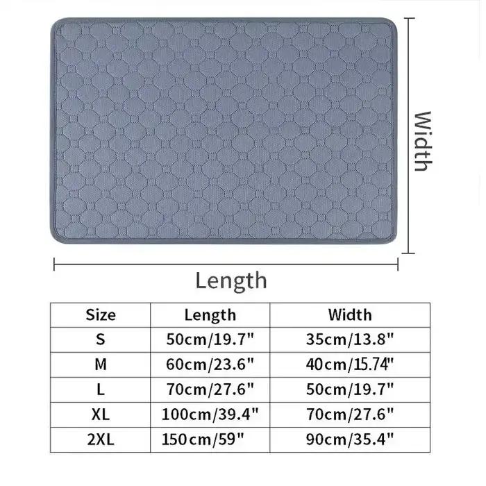 Tapis absorbants lavables et réutilisables pour chiens pour apprentissage de la propreté et protection des meubles et voitures occasions spéciales