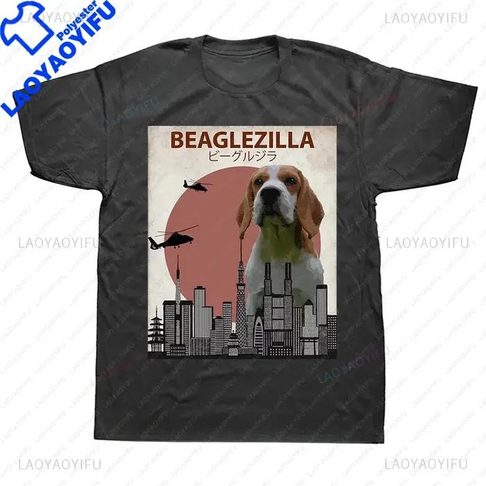 BelaurDog-T-shirt à manches courtes pour homme, haut vintage, humoristique et mignon, avec imprimé g