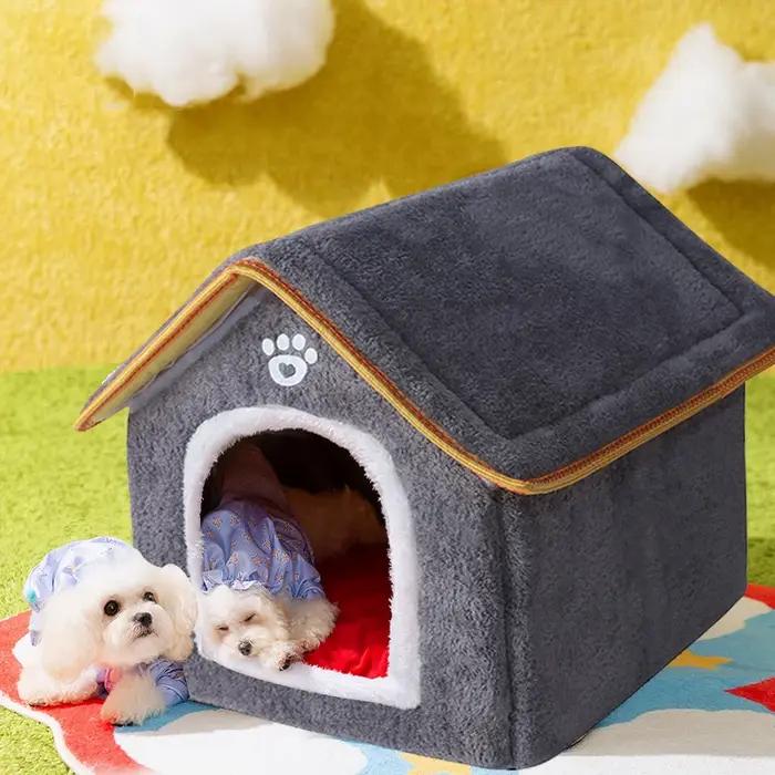 Maison pour animaux de compagnie quatre saisons