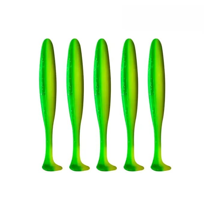 Leurre de pêche 55mm 70mm 90mm T queue ver appât souple gabarits Wobblers attirail bar brochet artificiel Silicone Swimb