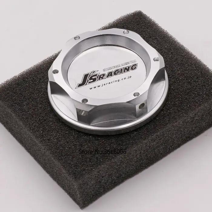 JS Racing – couvercle de réservoir d'huile moteur CNC en aluminium