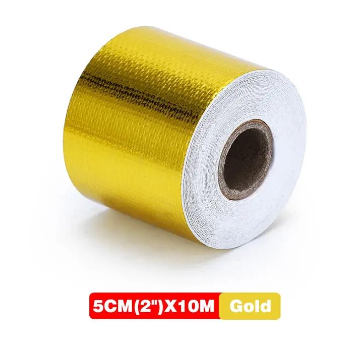 Boulons de protection thermique or 2 pouces universel pour véhicules motos bateaux voitures entrées d'air couvercles de moteur isolation thermique durable