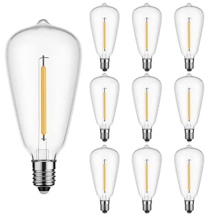 Ampoules incassables décoratives à LED ST38 vintage