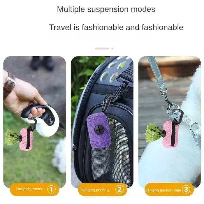 Distributeur de sacs de merde de chien suspendu