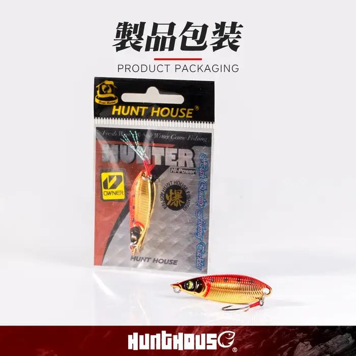 Hunthouse 2.1/3.4/4.9g cuillère coulante leurre de pêche leurre de truite petit appât en métal cuill