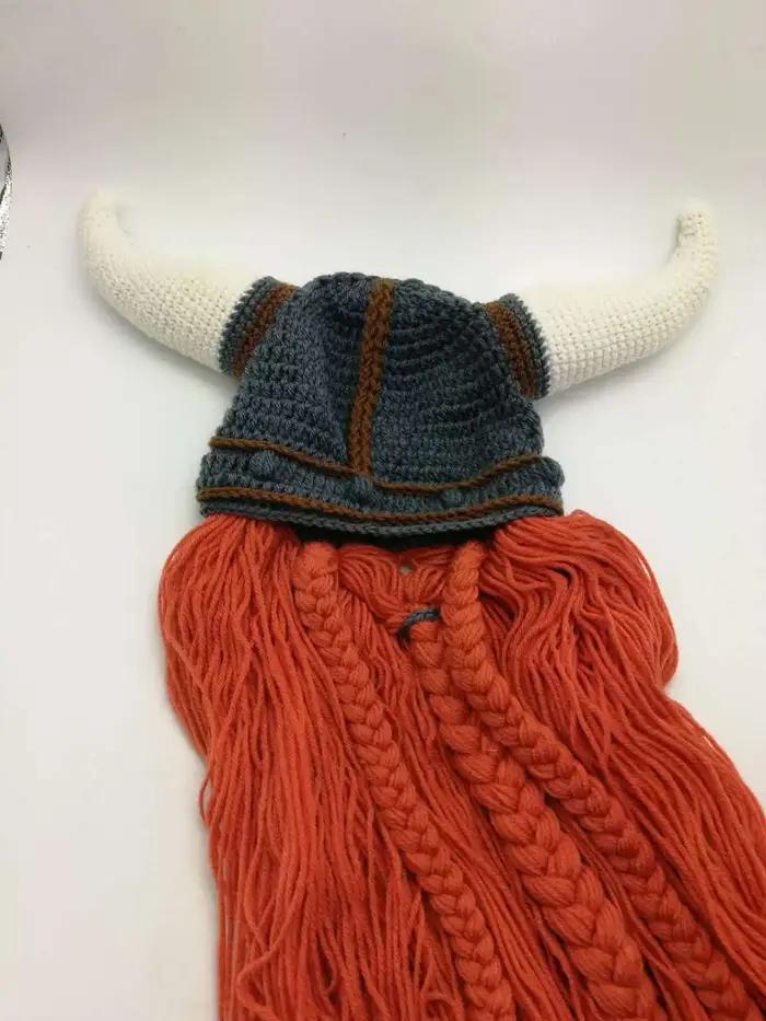 Chapeau de laine unisexe pour Halloween et autres fêtes, style sport, chaud et résistant pour l'hiver et les événements extérieurs