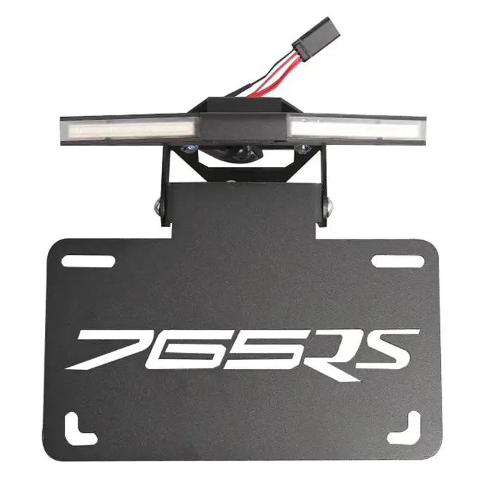 Support de plaque d'immatriculation avec éclairage LED pour Street Triple 765RS modèle 2020 2021 2022 2023 2024 2025 motorisation sécurité style