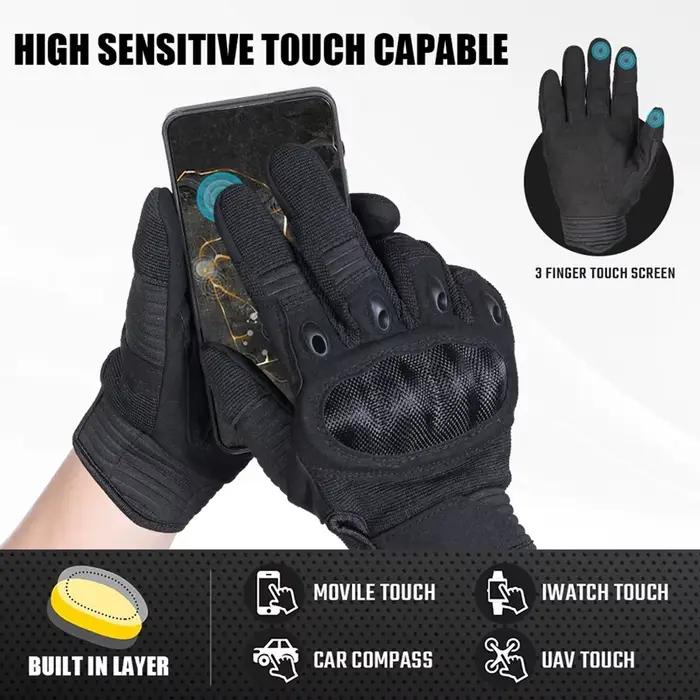 Gants tactiques pour écran tactile pour hommes, pour le cyclisme en plein air, la randonnée, le camp