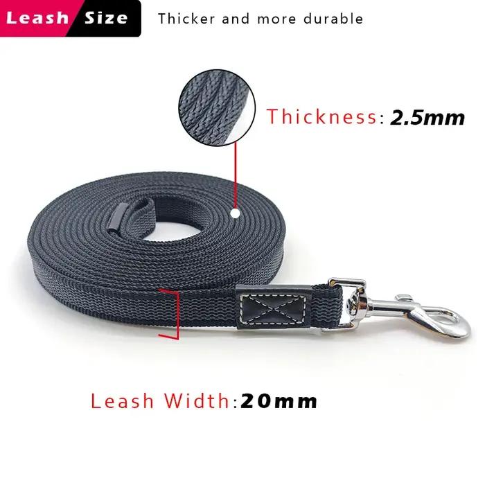 Laisse pour petit grand chien 1M 2M 3M 5M corde pour animaux de compagnie Non Silp 5 mètres laisses longues en caoutchouc 7M 10M sangles durables fourniture d'entraînement en plein air