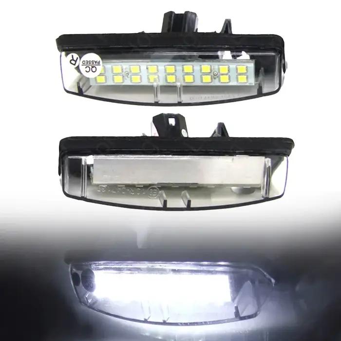 2x pour Lexus IS300 IS200 LS430 GS300 RX330 HS250h Toyo Ta Pri Us Ya Ris Ca Mry LED plaque d'immatriculation lumière lampes blanc