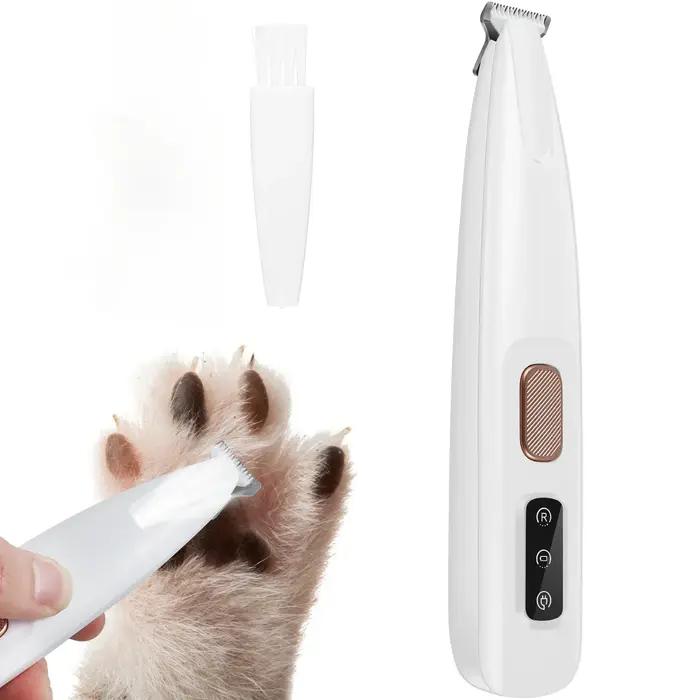 Nouvelle tondeuse à poils pour chien avec lumière LED