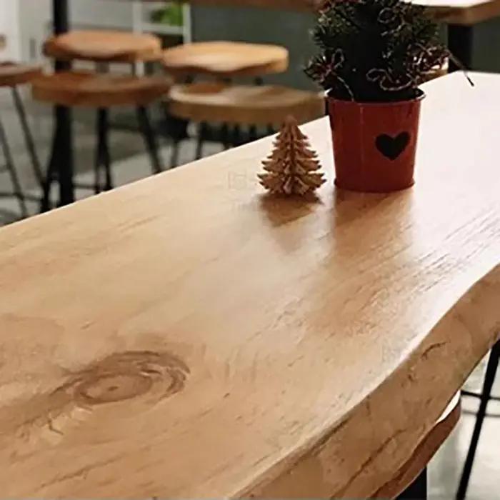 Tavoli Da Pranzo-Table de Bar Haute, Design Moderne, BCUR, Café Minimaliste, Comptoir, Meubles de Sa