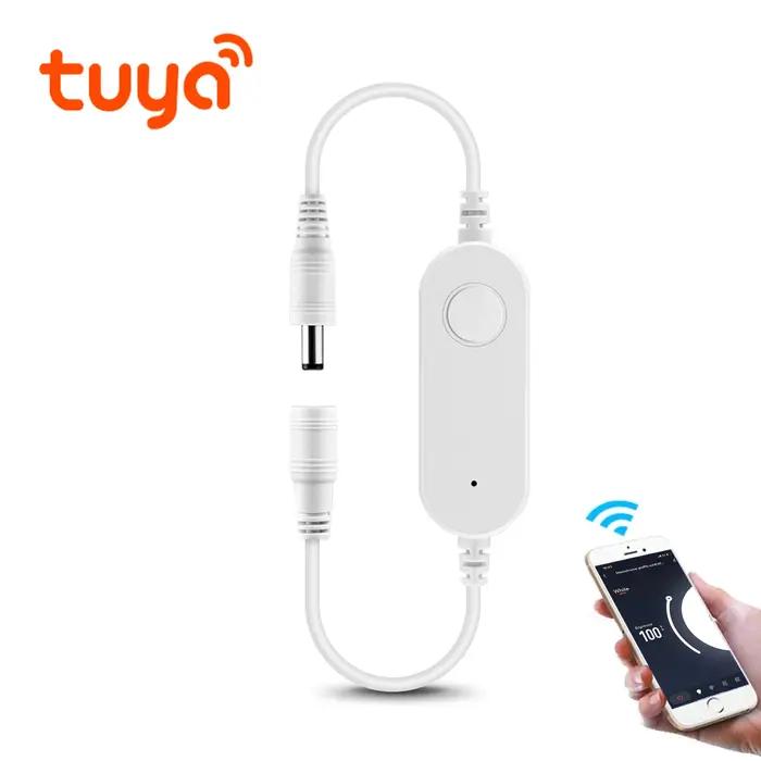 Tuya Wifi LED de contrôle variateur 12V -24V pour bande lumineuse LED monochrome fonctionne avec Ale
