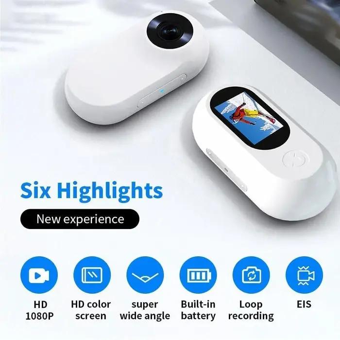 Caméra de collier pour animaux de compagnie HD 1080P