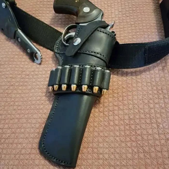 Revolver Western avec sangle de cuisse pour costume d'adulte