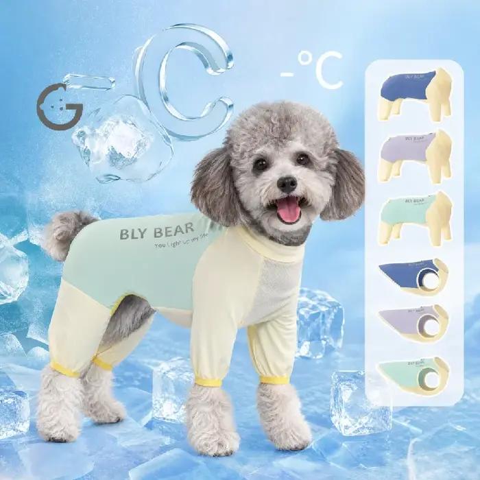 Veste en fibre respirante anti-UV pour chiens printemps été balade en plein air sécurité confort occasionnels