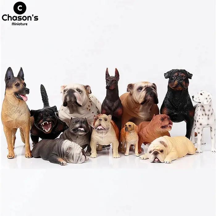 Figurines d'action miniatures pour animaux de compagnie, chien Schnauzer, bouledogue français, corgi, prellux, golden retriever, samoyed, jouet pour chiot, Auckland