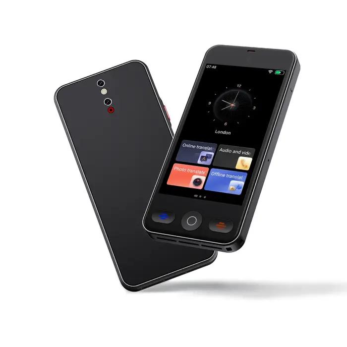 Traducteur vocal portable 152 langues avec IA - Traduction hors ligne et enregistrement vidéo intégré