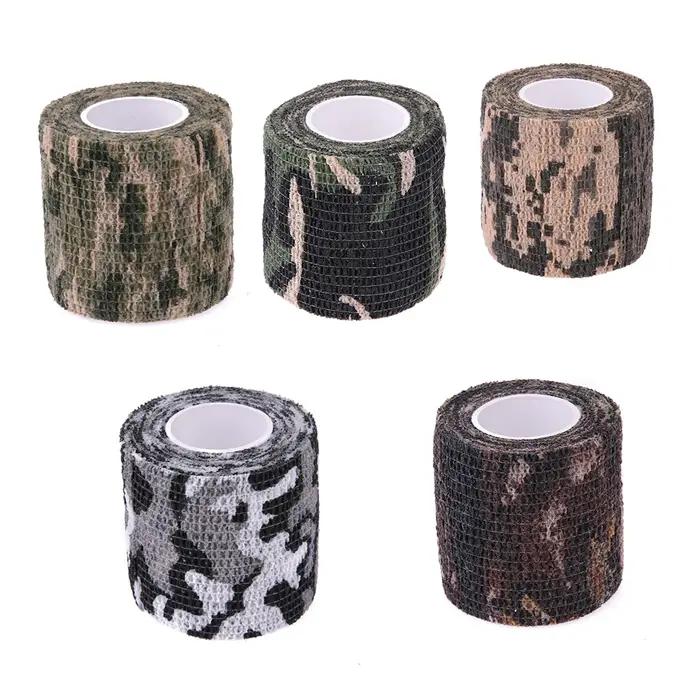 10/5/1PCS Camouflage Elastic Wrap Tape Hunt Disguise Elastoplast Sports Protecto