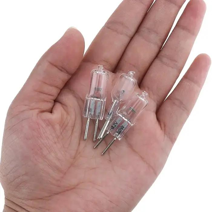 Ampoules halogènes G5.3 12V 20W/35W/50W, 10 pièces, lampes à capsules longue durée de vie, ampoules