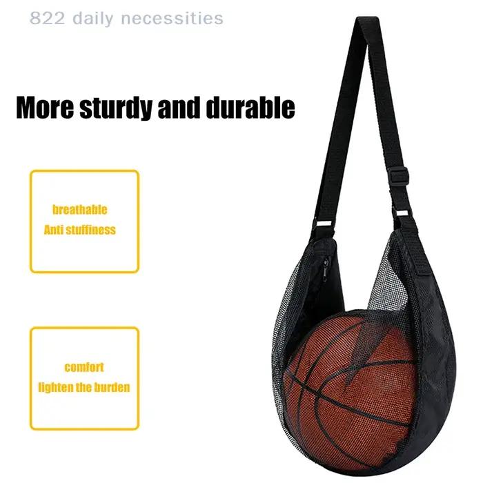 Sac de rangement en maille pour équipement de sport