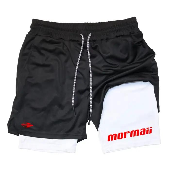 Shorts de sport pour homme en polyester tricoté, shorts de tennis, badminton et course à pied pour les quatre saisons