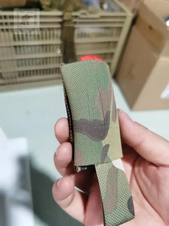 Drapeau hit rapide à relâche rapide pour airsoft et paintball - Indicateur tué au combat montage MOLLE