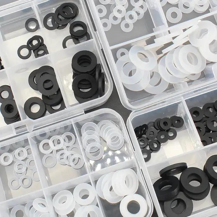 Kit de réparation en joint plat en acier inoxydable et matériaux synthétiques pour robinets résistants à la corrosion et aux conditions difficiles pour rénovation et maintenance de la maison